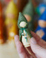 Mini Green Wooden Gnome