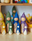 Mini Green Wooden Gnome