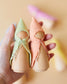 Pastel Yellow Wooden Gnome