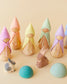 Pastel Yellow Wooden Gnome
