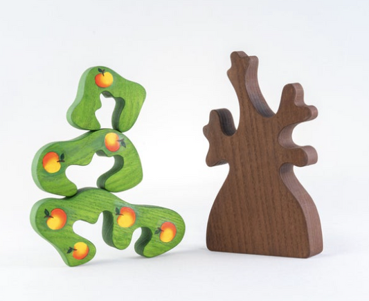 Waldorf Wooden Apple Tree Puzzle
