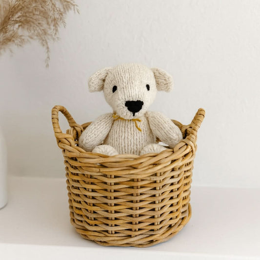 Wool Knit Buddy | Vee the Cream Bear