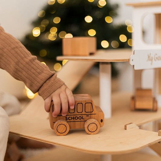 Natural Wooden Toy Car